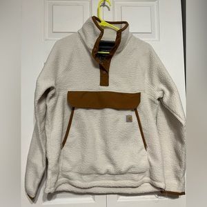 Carhartt Women’s Relaxed Fit Fleece Pullover Size Medium (8-10) BRAND NEW